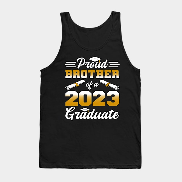 Proud Brother of a Class of 2023 Graduate Tank Top by Zakzouk-store